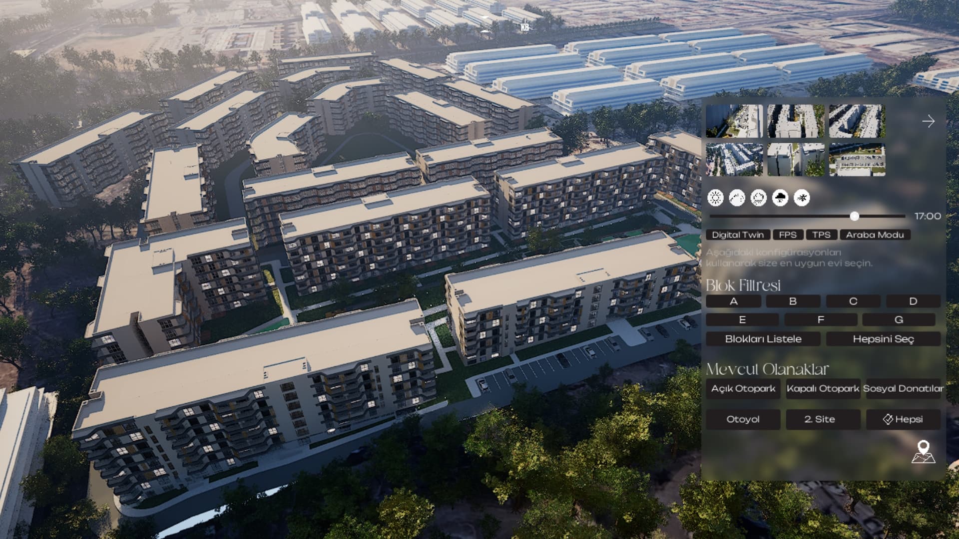 Digital city showcase