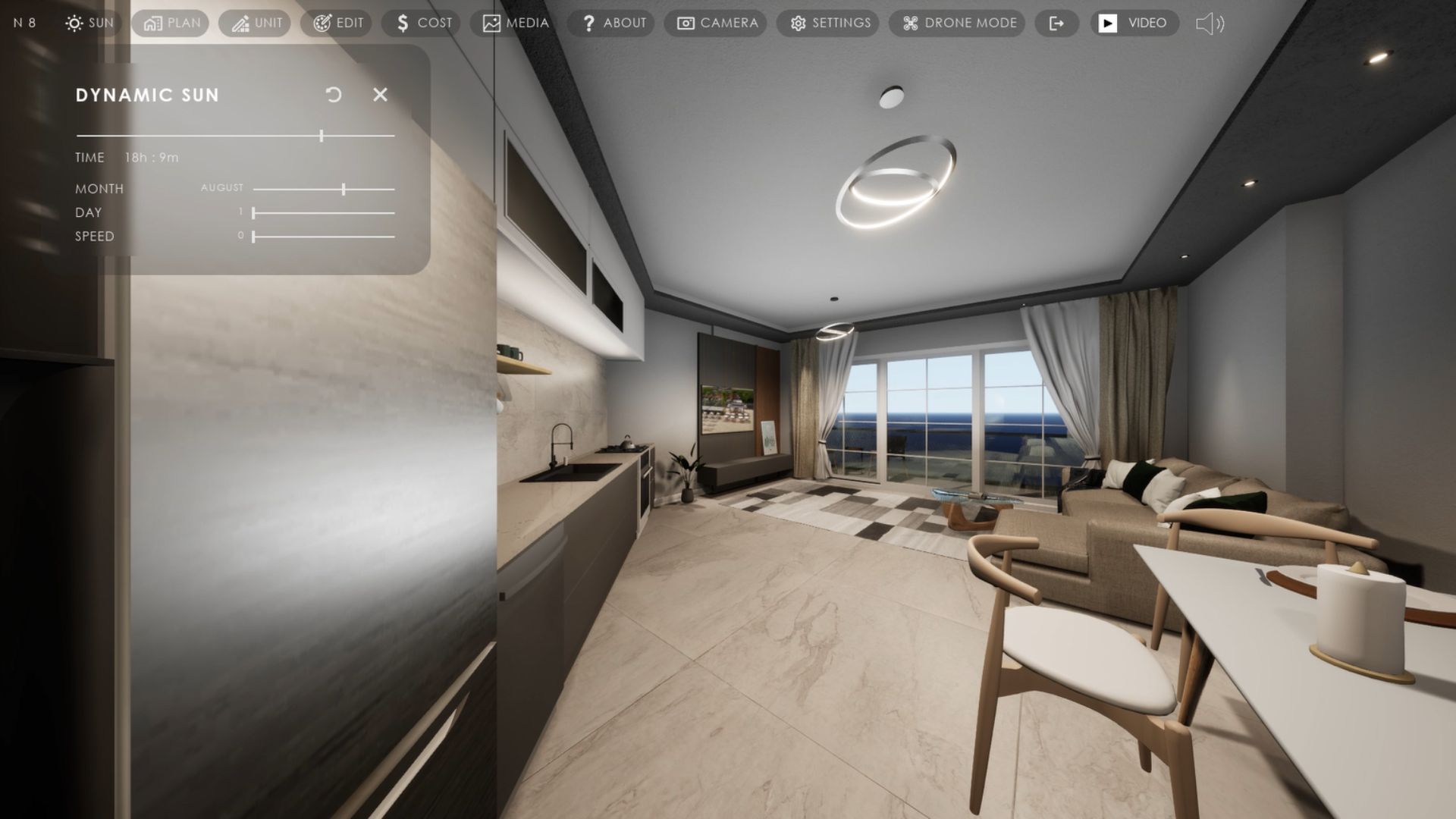 Time of day — cloudy