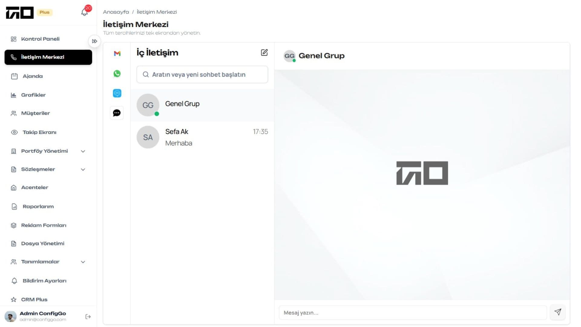 Omnichannel inbox visual