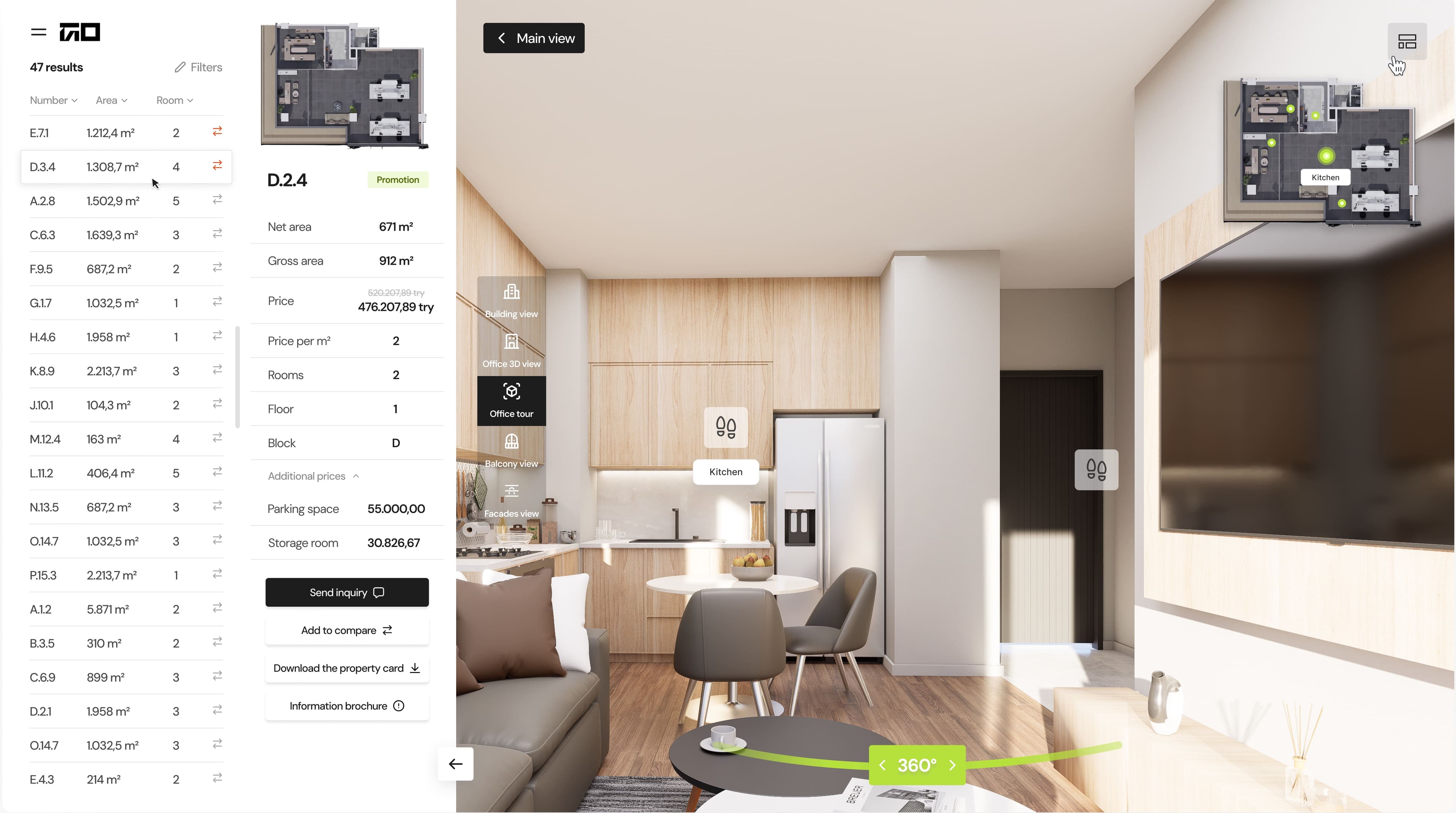 Digital twin embedded preview